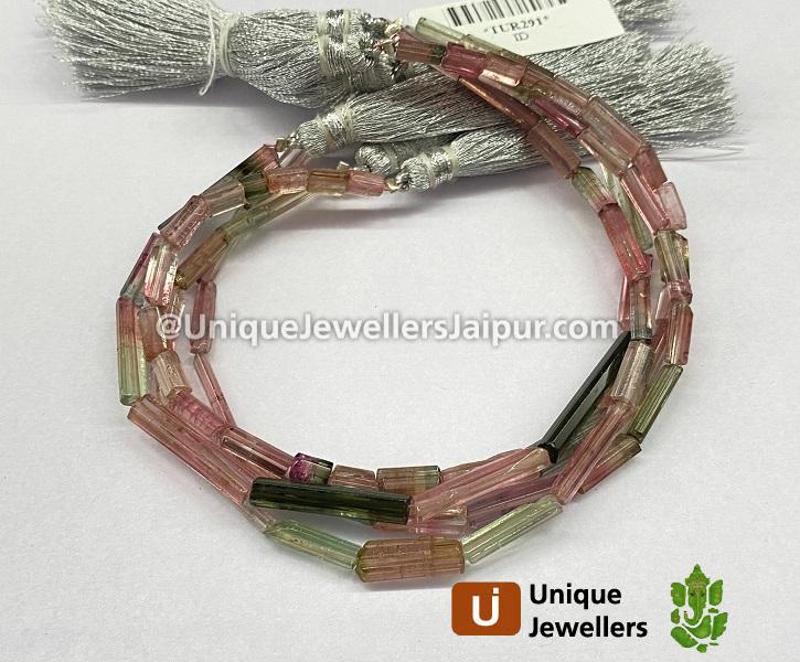 Tourmaline Smooth Pipe Beads